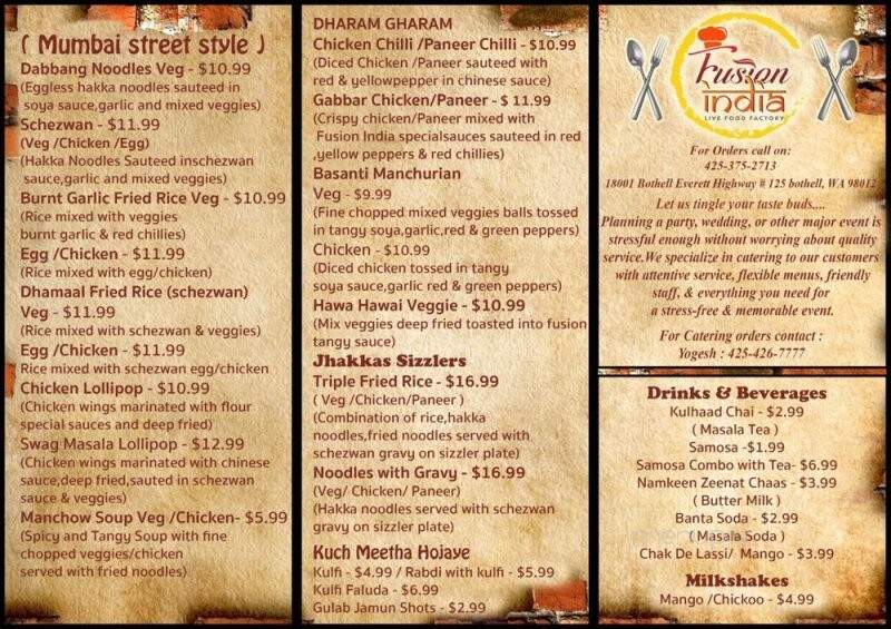 Fusion India - Bothell, WA
