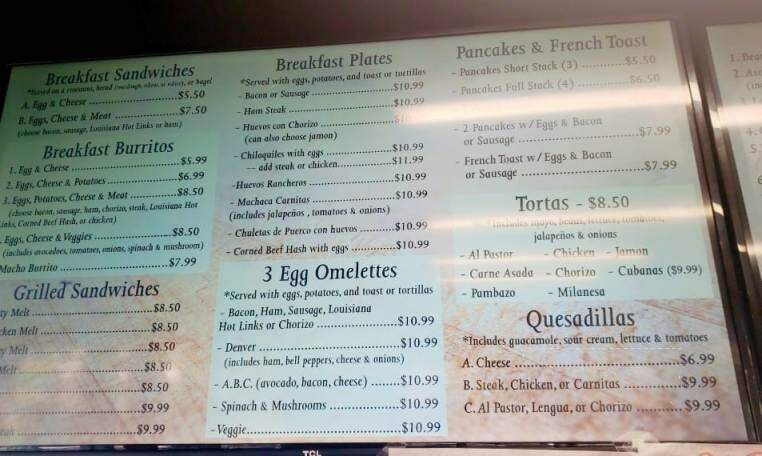 Nikki's Cafe - Capistrano Beach, CA menu_pic