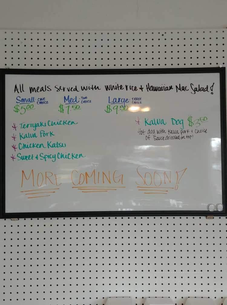 A Taste Of Hawaii - Pocatello, ID menu_pic