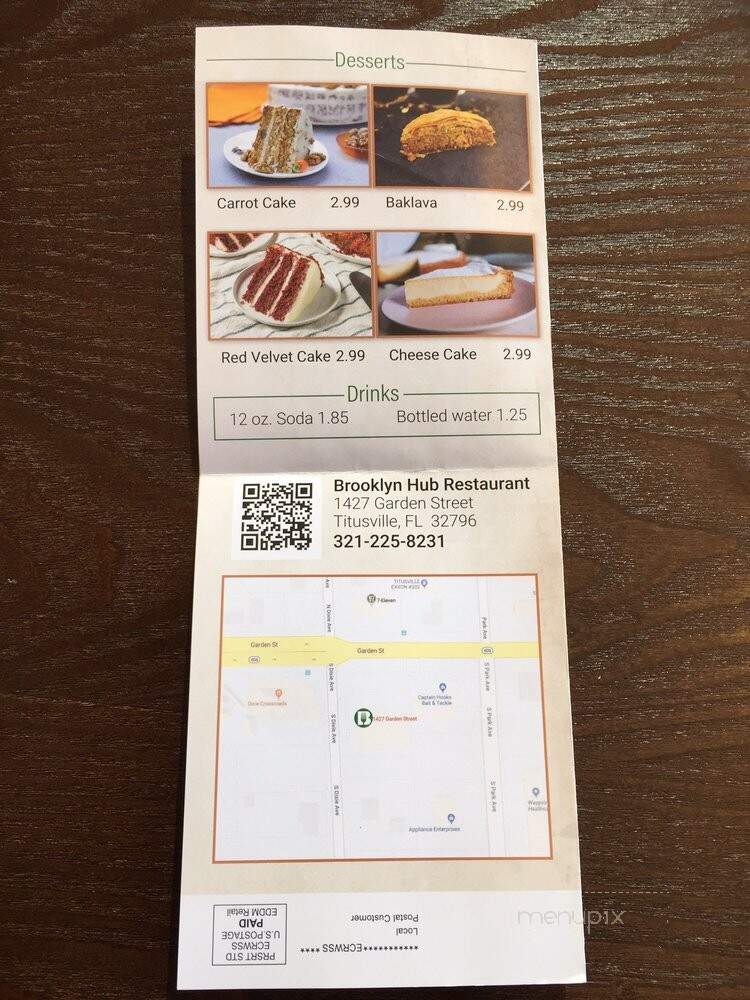 Brooklyn Hub - Titusville, FL menu_pic