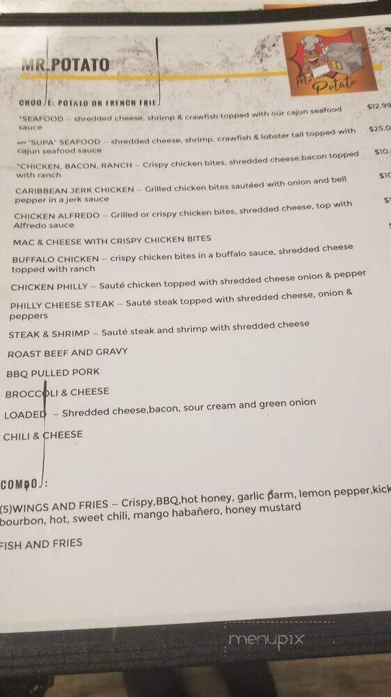 Mr. Potato - New Orleans, LA menu_pic