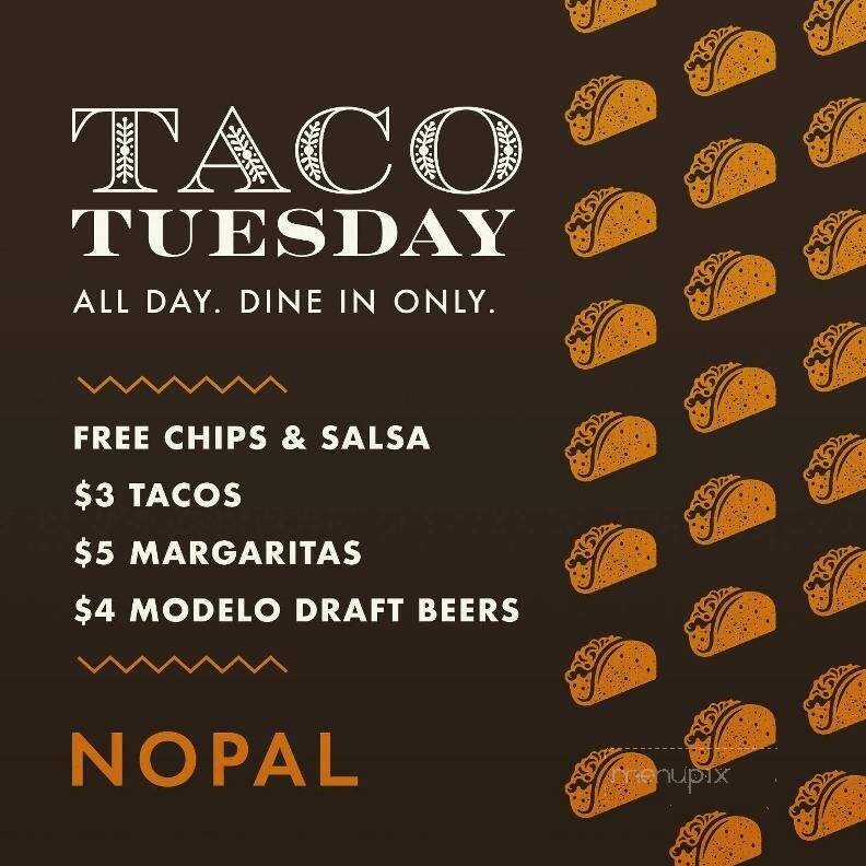 Nopal by Cintron - Gainesville, FL menu_pic
