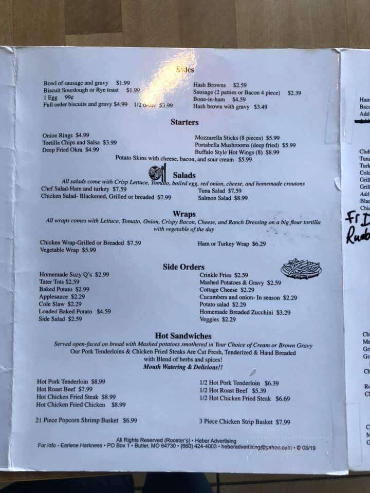 Donna's Diner - Harrisonville, MO menu_pic