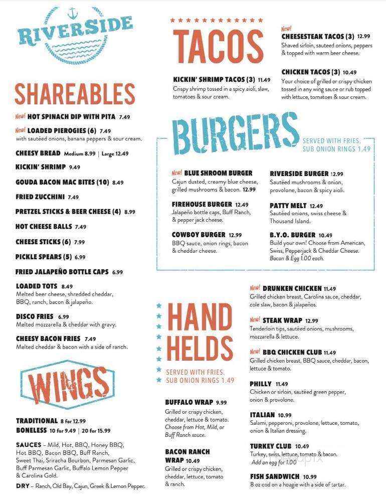 Riverside Restaurant - Powhatan Point, OH menu_pic