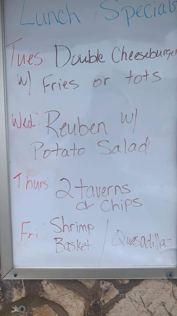Corner Bar & Lounge - Tyndall, SD menu_pic