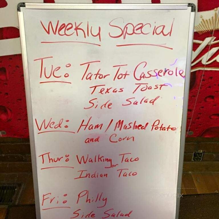 Corner Bar & Lounge - Tyndall, SD menu_pic