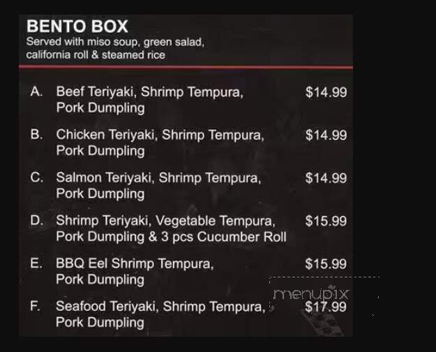 Yang Yang's Kitchen - Markham, ON menu_pic