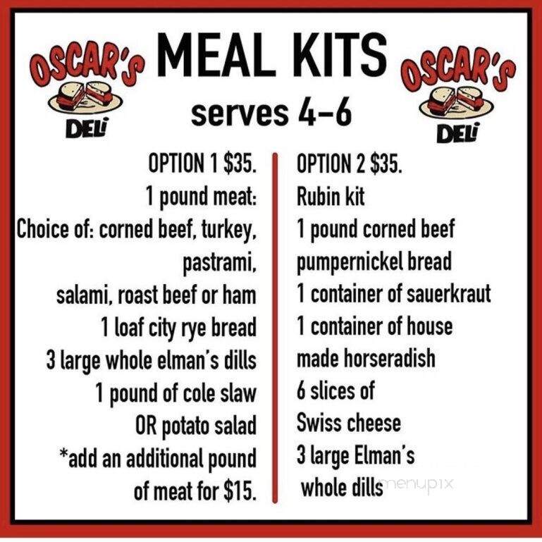 Oscar's Deli - Winnipeg, MB menu_pic