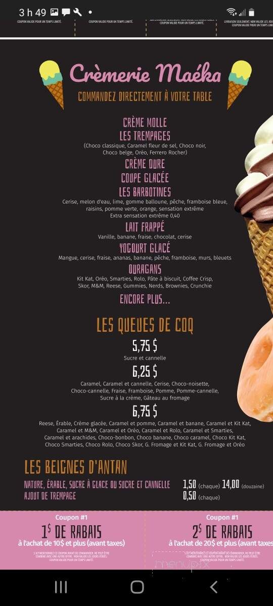 Coq-O-Bec - Saint-Jerome, QC menu_pic