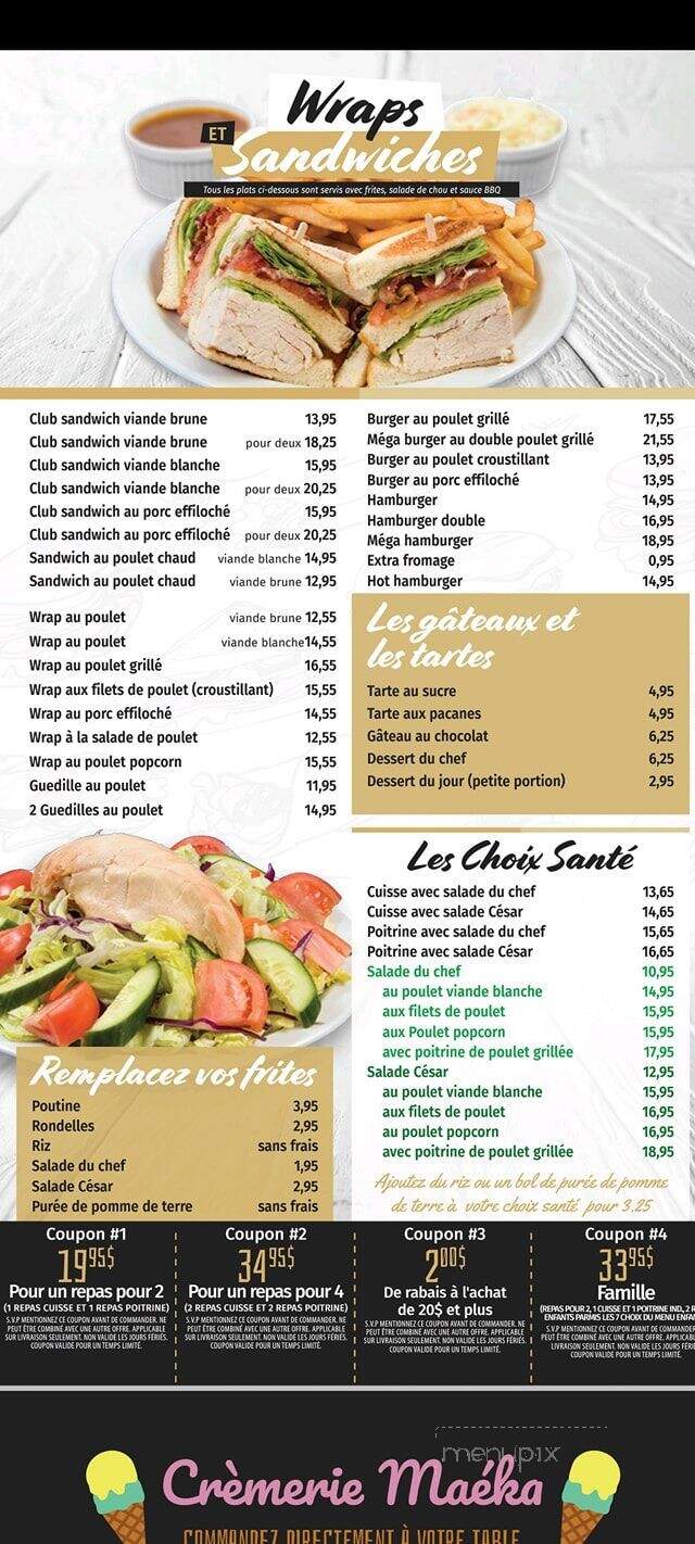 Coq-O-Bec - Saint-Jerome, QC menu_pic