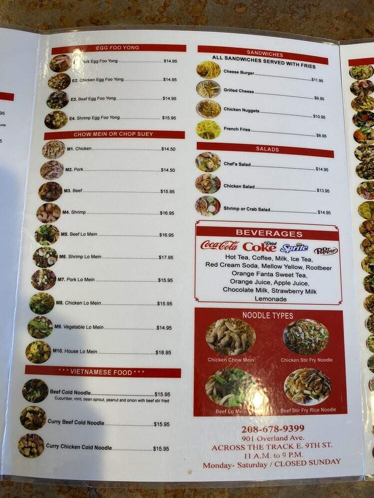China First Restaurant - Burley, ID menu_pic