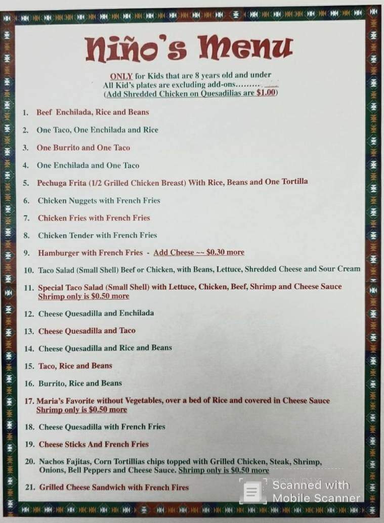 Lapotosina Restaurant - Princeton, KY menu_pic