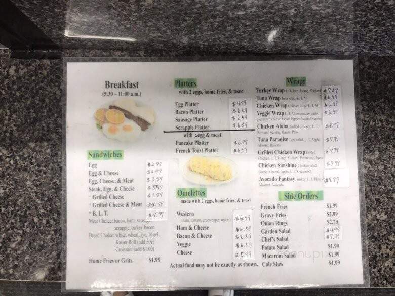 Duke's Carry Out Deli - Elkridge, MD menu_pic
