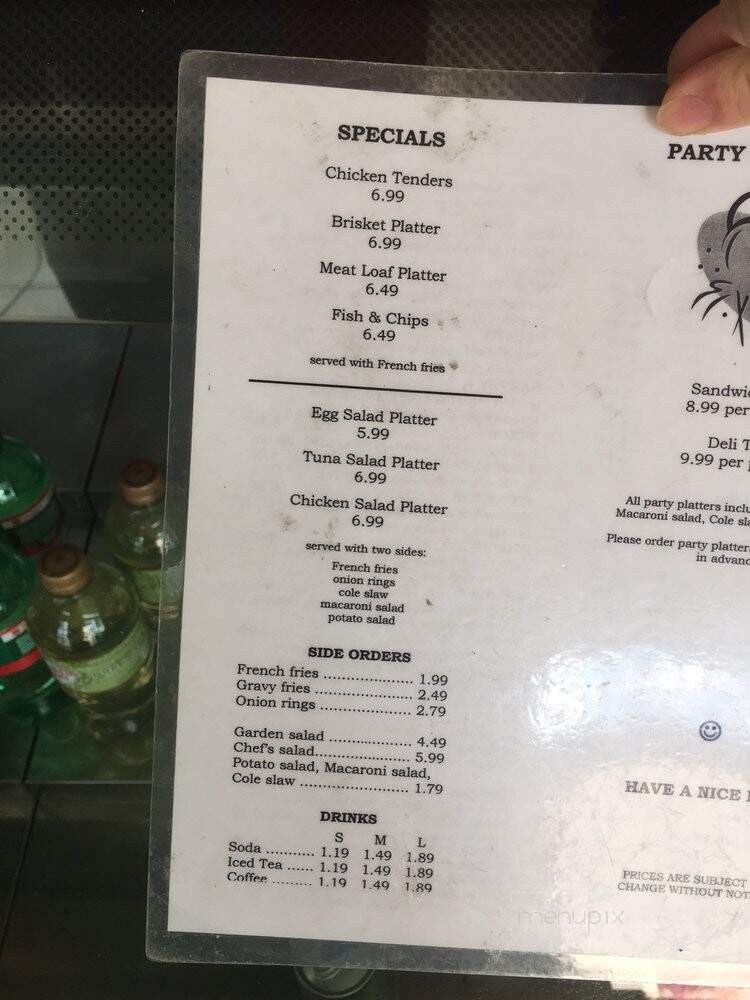 Duke's Carry Out Deli - Elkridge, MD menu_pic