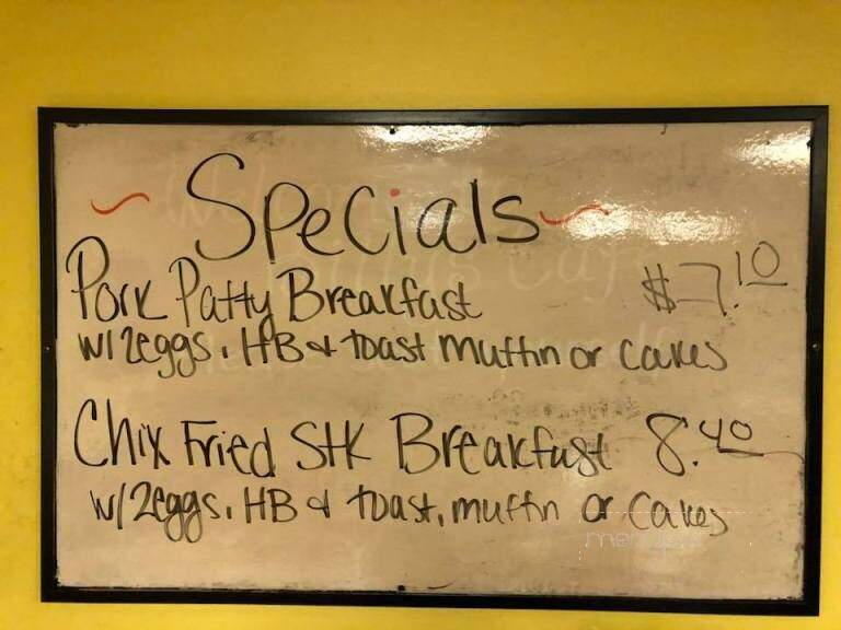 Billy's Cafe - Omaha, NE menu_pic