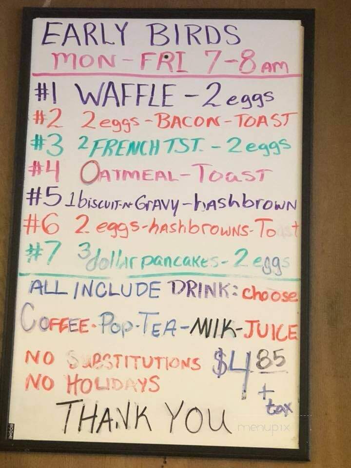 Billy's Cafe - Omaha, NE menu_pic