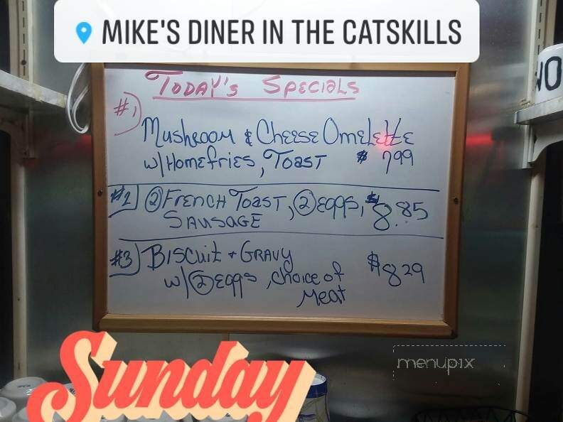 Mike's Diner - Cairo, NY menu_pic