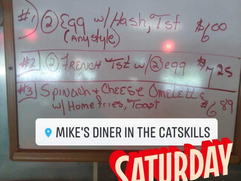 Mike's Diner - Cairo, NY menu_pic
