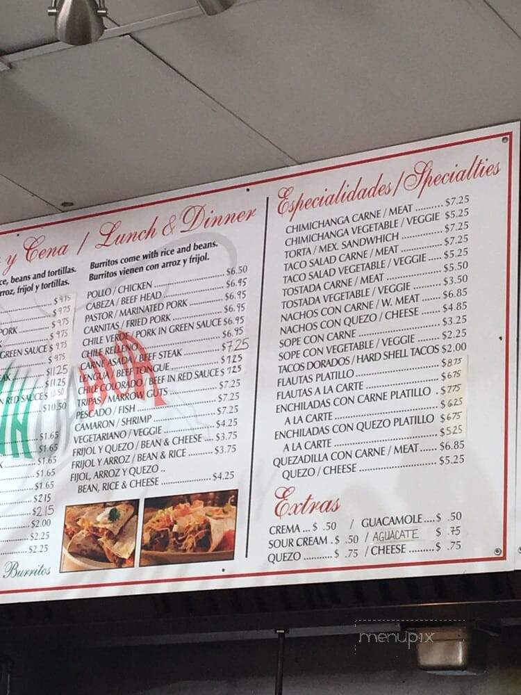Ay Chihuahua - Fillmore, CA menu_pic