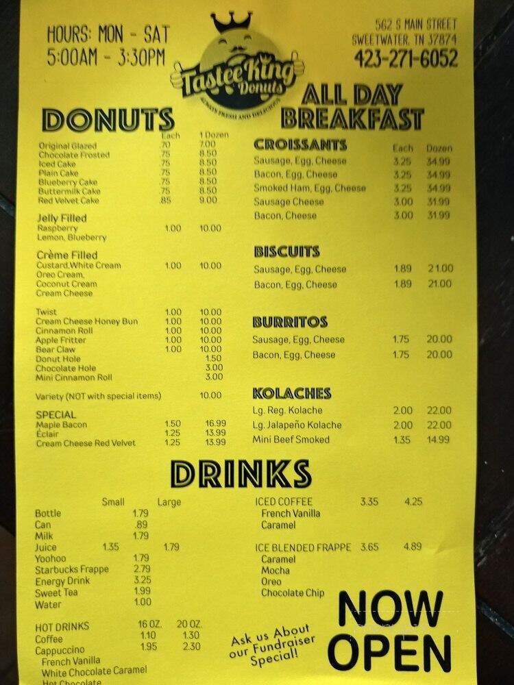 Tastee King Donuts - Sweetwater, TN