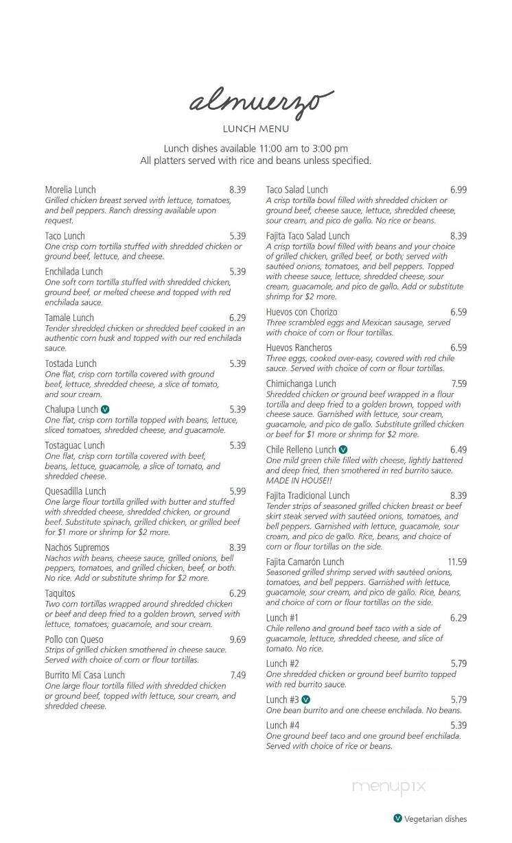 Mi Casa - Kirksville, MO menu_pic