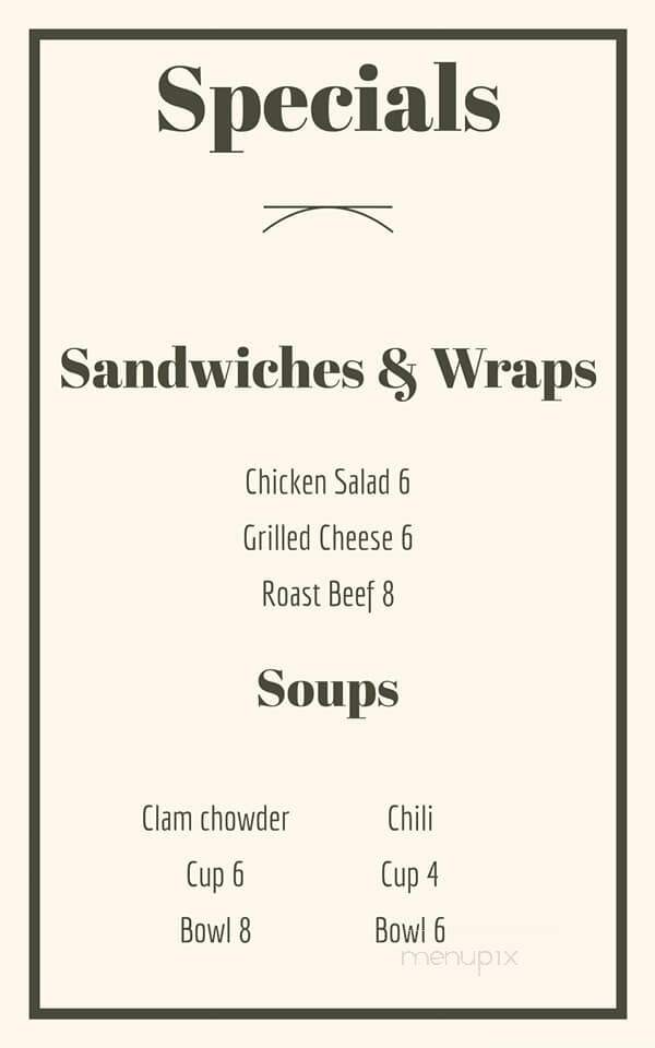 Rusty Elbow Pub & Grub - Kent, WA menu_pic