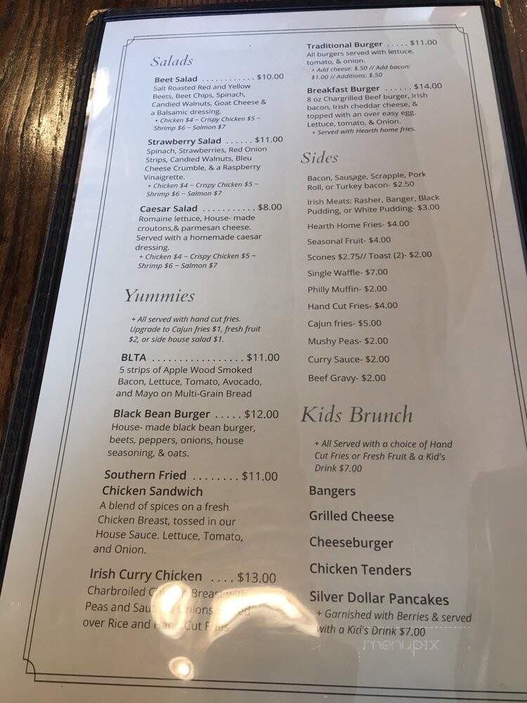 The Hearth - Havertown, PA menu_pic