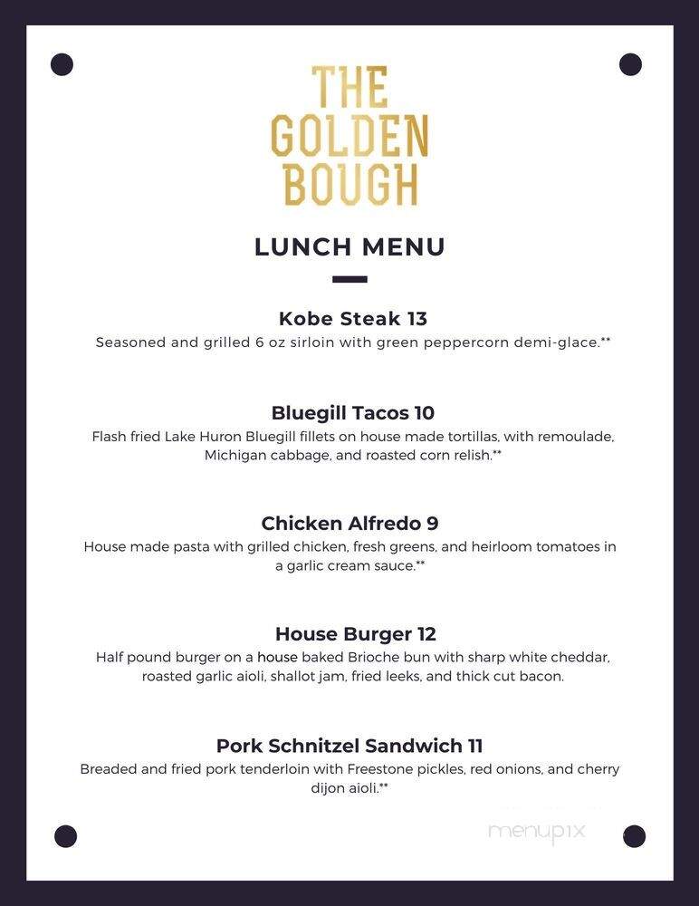 The Golden Bough - Bangor, MI menu_pic