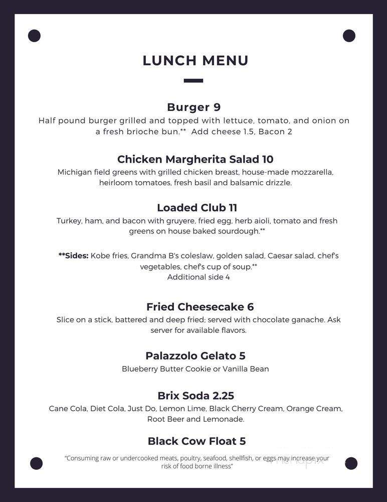 The Golden Bough - Bangor, MI menu_pic