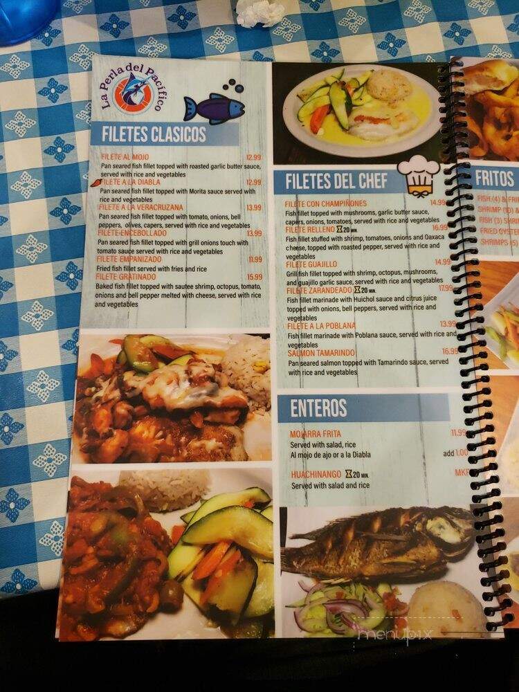 La Perla Del Pacifico - Schertz, TX menu_pic