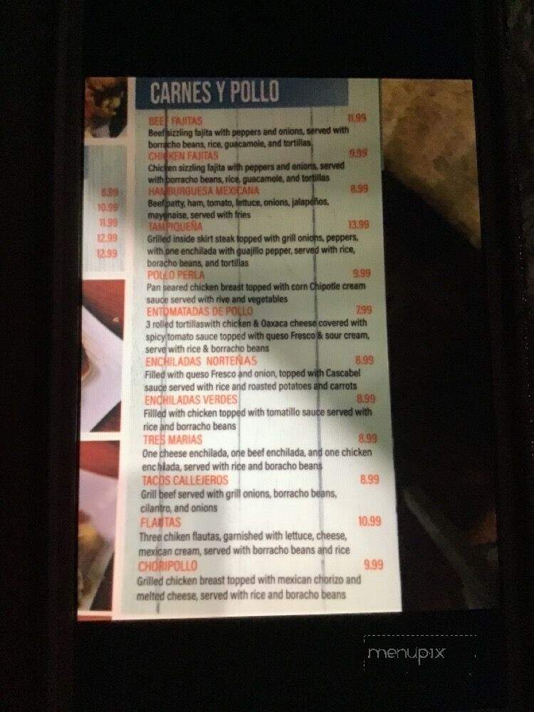 La Perla Del Pacifico - Schertz, TX menu_pic