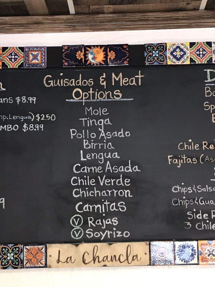 La Chancla Mexican Grill - Long Beach, CA menu_pic