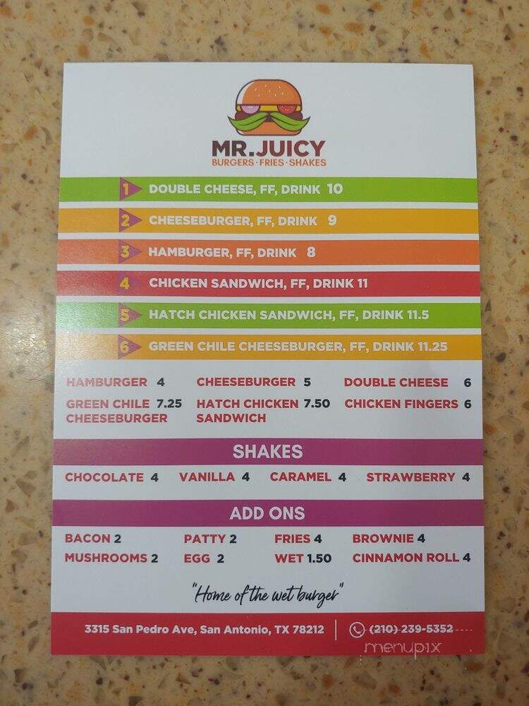 Mr Juicy - San Antonio, TX