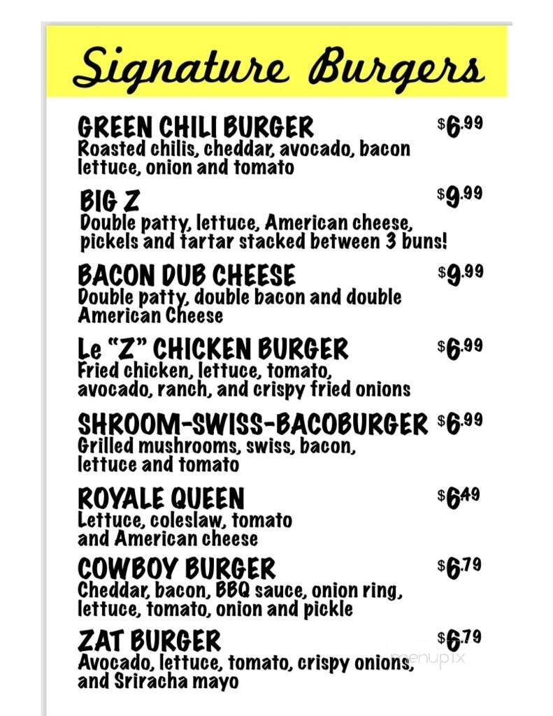 Island Queen - Vashon, WA menu_pic