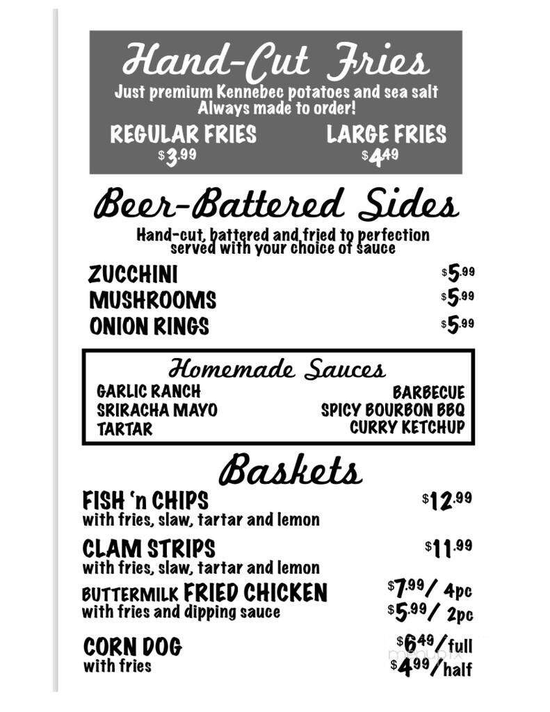 Island Queen - Vashon, WA menu_pic