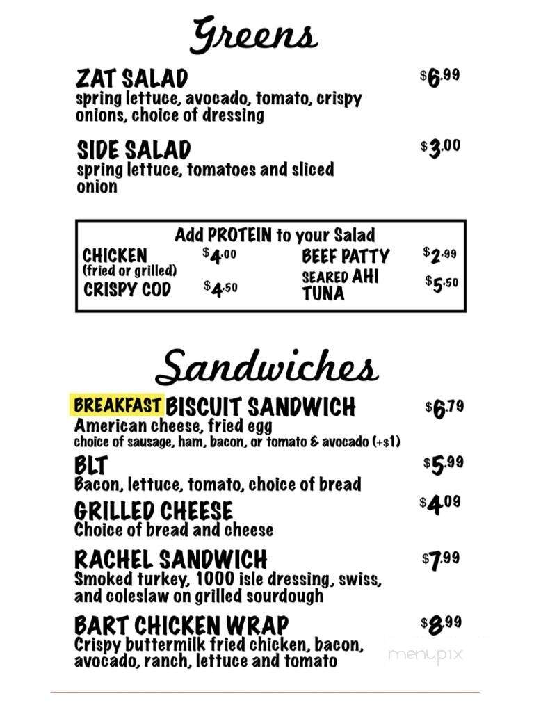 Island Queen - Vashon, WA menu_pic
