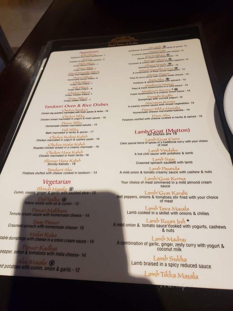 Real Taste Of India Klamath Falls - Klamath Falls, OR menu_pic
