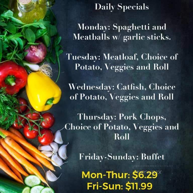 Garden Inn Truck Plaza - Cabool, MO menu_pic