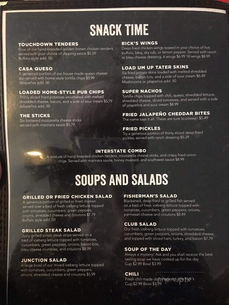 Little Rick's Neighborhood Bar & Grill - Lebanon Junction, KY menu_pic