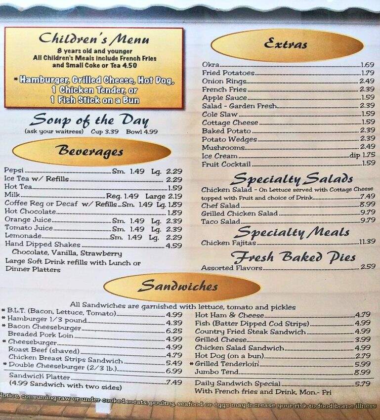 12th Street Cafe - Muncie, IN menu_pic