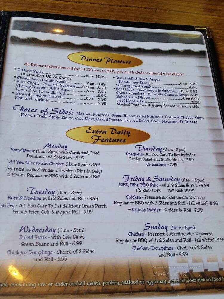 12th Street Cafe - Muncie, IN menu_pic