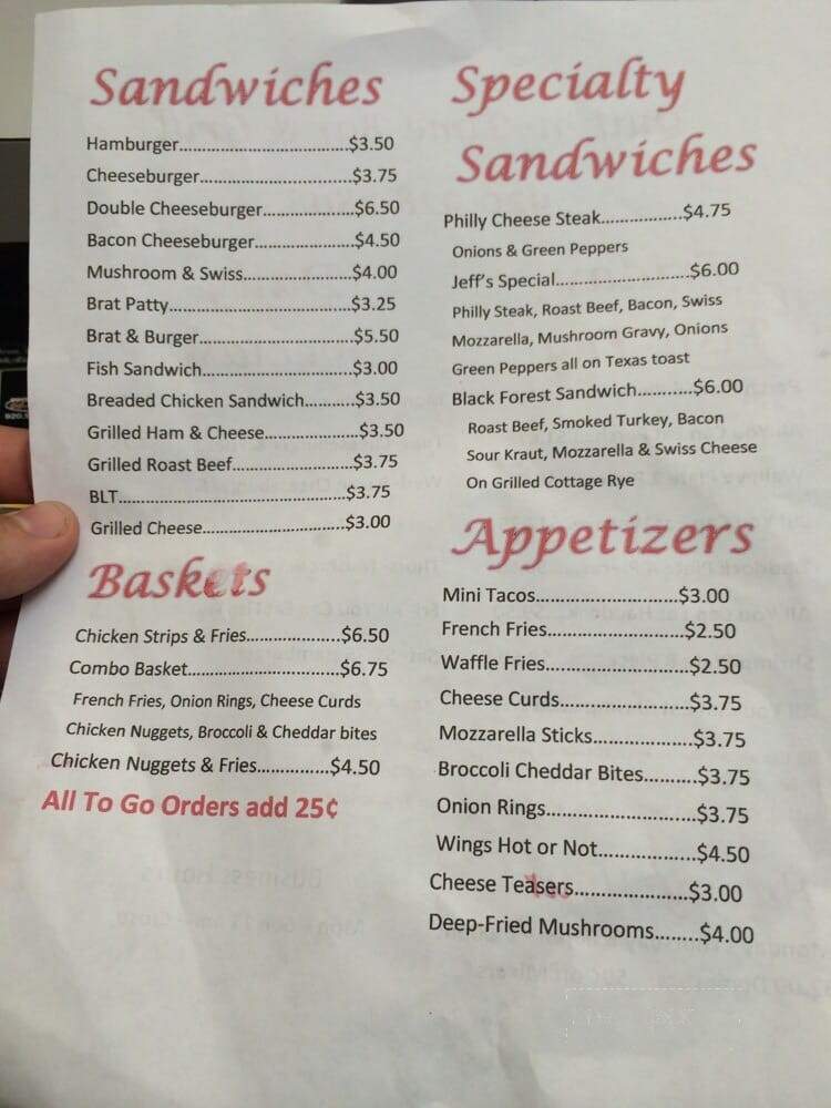 Quit-n-Time - Fox Lake, WI menu_pic
