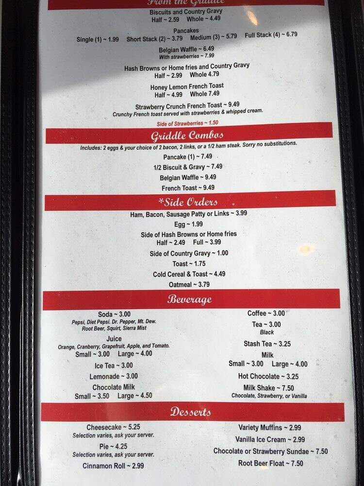 Tommy's 4th Street Bar & Grill - Corvallis, OR menu_pic