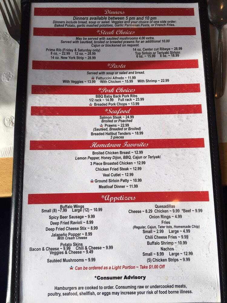 Tommy's 4th Street Bar & Grill - Corvallis, OR menu_pic