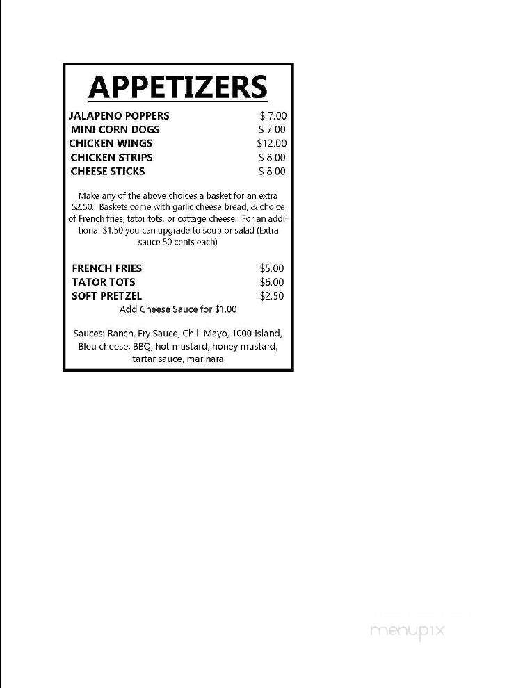 Windy River Restaurant - The Dalles, OR menu_pic
