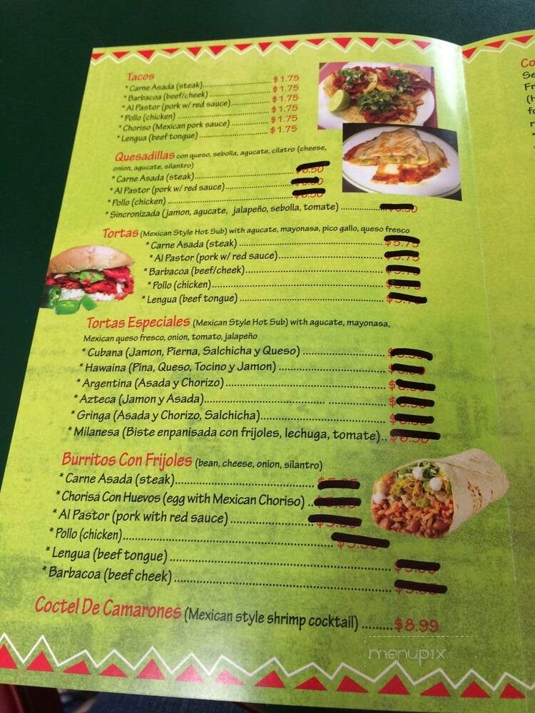 Don Juan - East Ridge, TN menu_pic