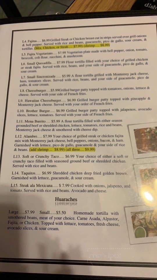 Little Brother - El Dorado, AR menu_pic