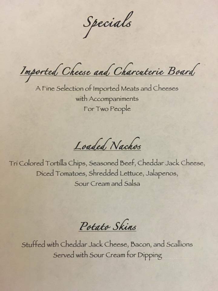 Woodbriar Inn - Berlin, NJ menu_pic