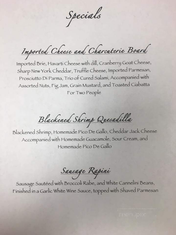 Woodbriar Inn - Berlin, NJ menu_pic