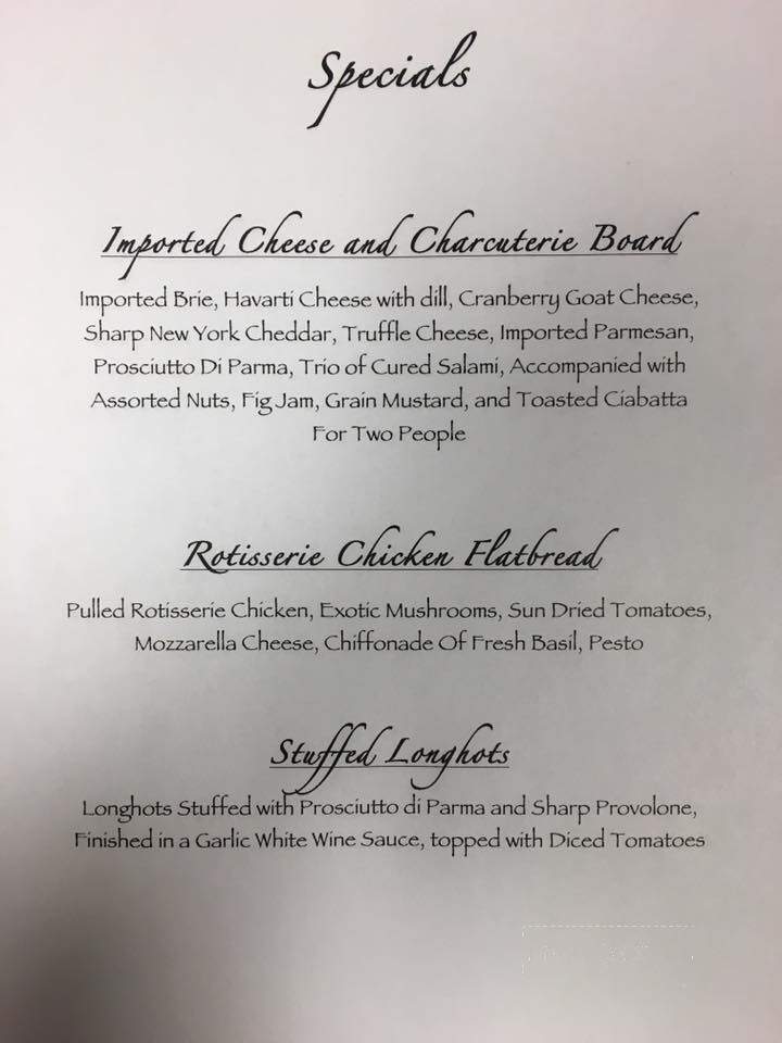 Woodbriar Inn - Berlin, NJ menu_pic